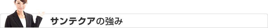 サンテクアの強み